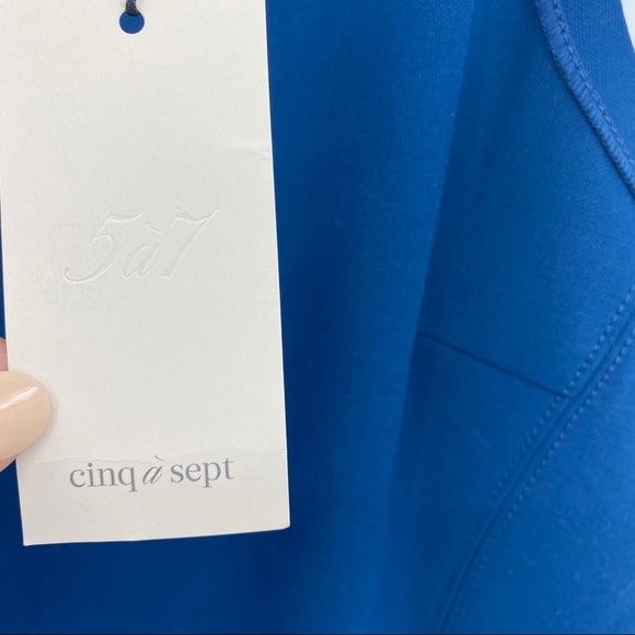 Cinq a Sept Araceli Sleeveless Stitch Dress blue - Picture 10 of 14